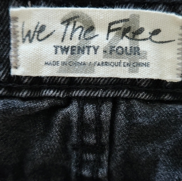 We The Free Distressed Denim A-Line Mini Skirt - Picture 6 of 6